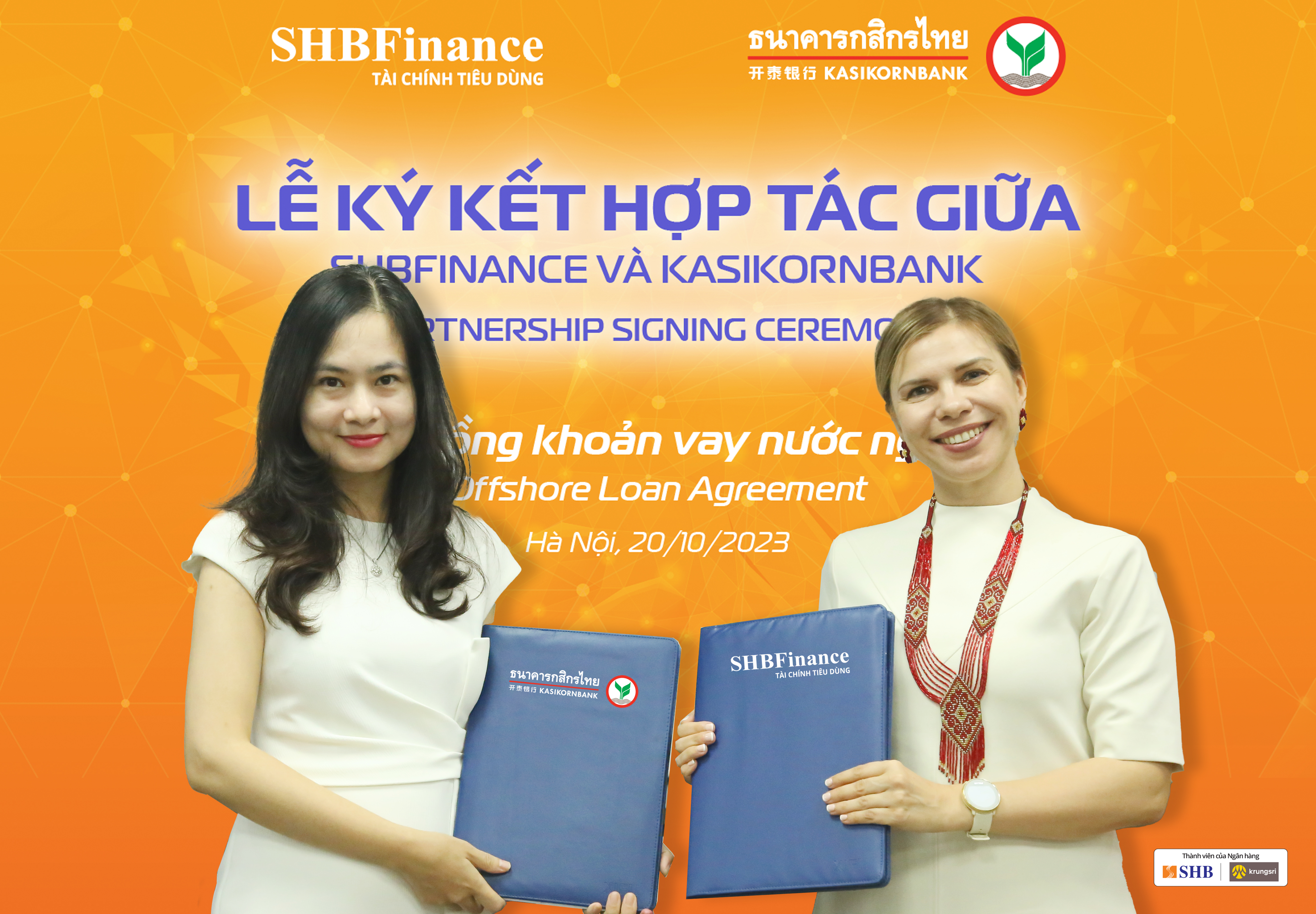 SHB Finance và KBank hợp tác