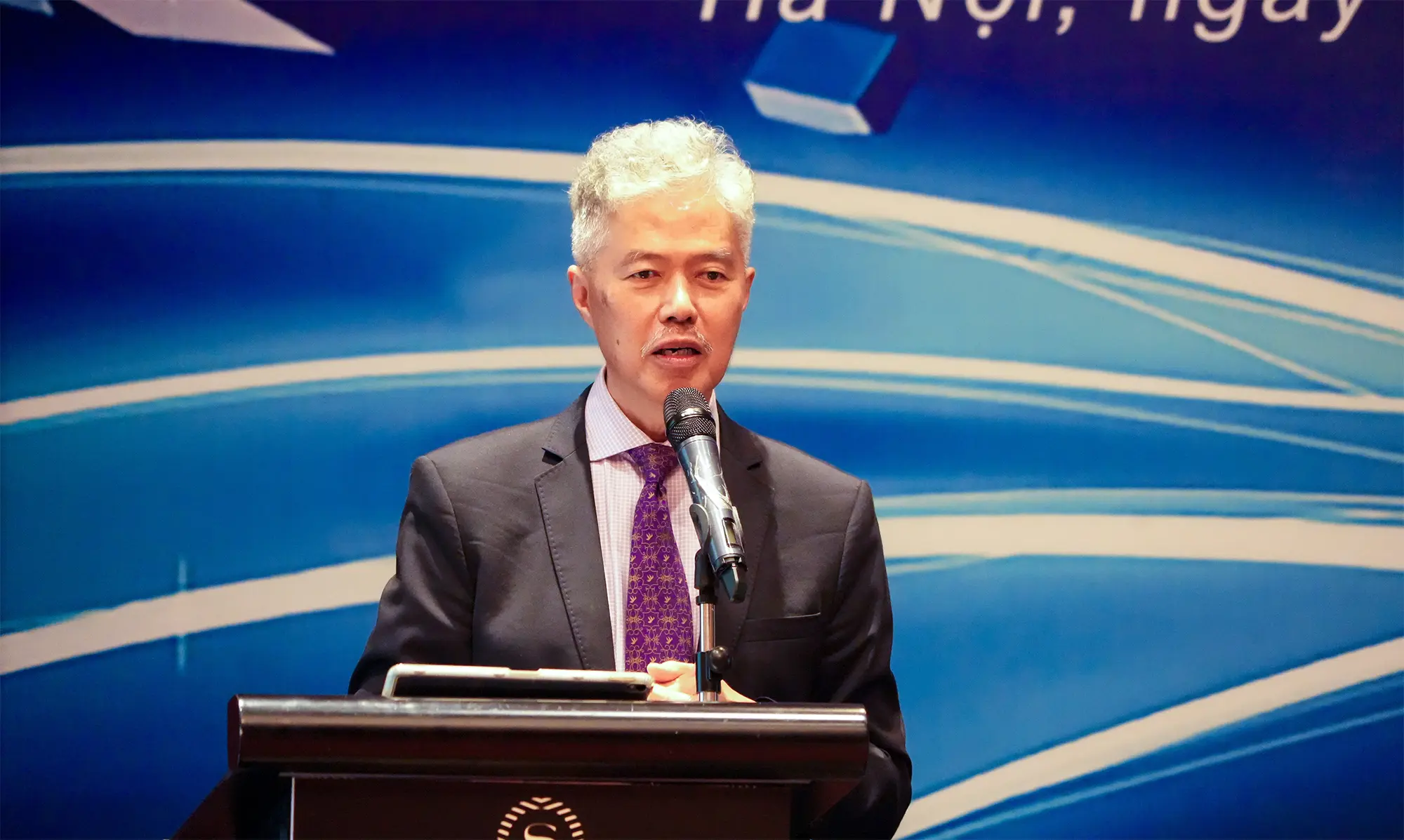 Ông Paul Gwee - Tổng thư ký Hiệp hội Ngân hàng ASEAN phát biểu chào mừng hội thảo