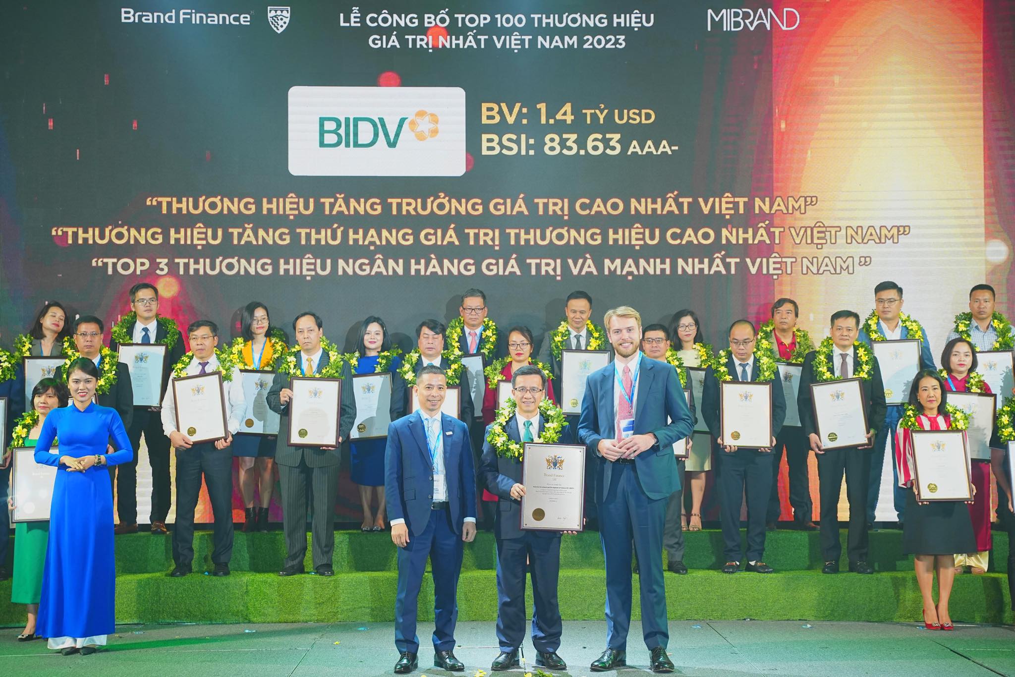 Ngân hàng BIDV - Đơn vị có tốc độ tăng trưởng nhanh nhất Việt Nam