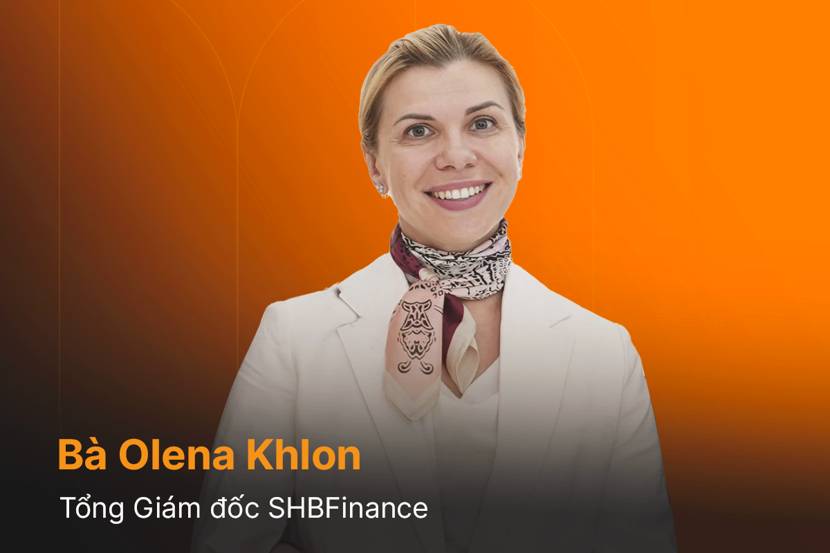 Bà Olena Khlon, Tổng Giám đốc SHBFinance