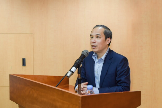 Phó Thống đốc NHNN Đoàn Thái Sơn phát biểu tại buổi lễ