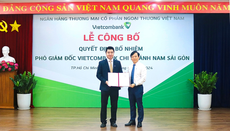 Vietcombank bổ nhiệm Phó Giám đốc chi nhánh Nam Sài Gòn