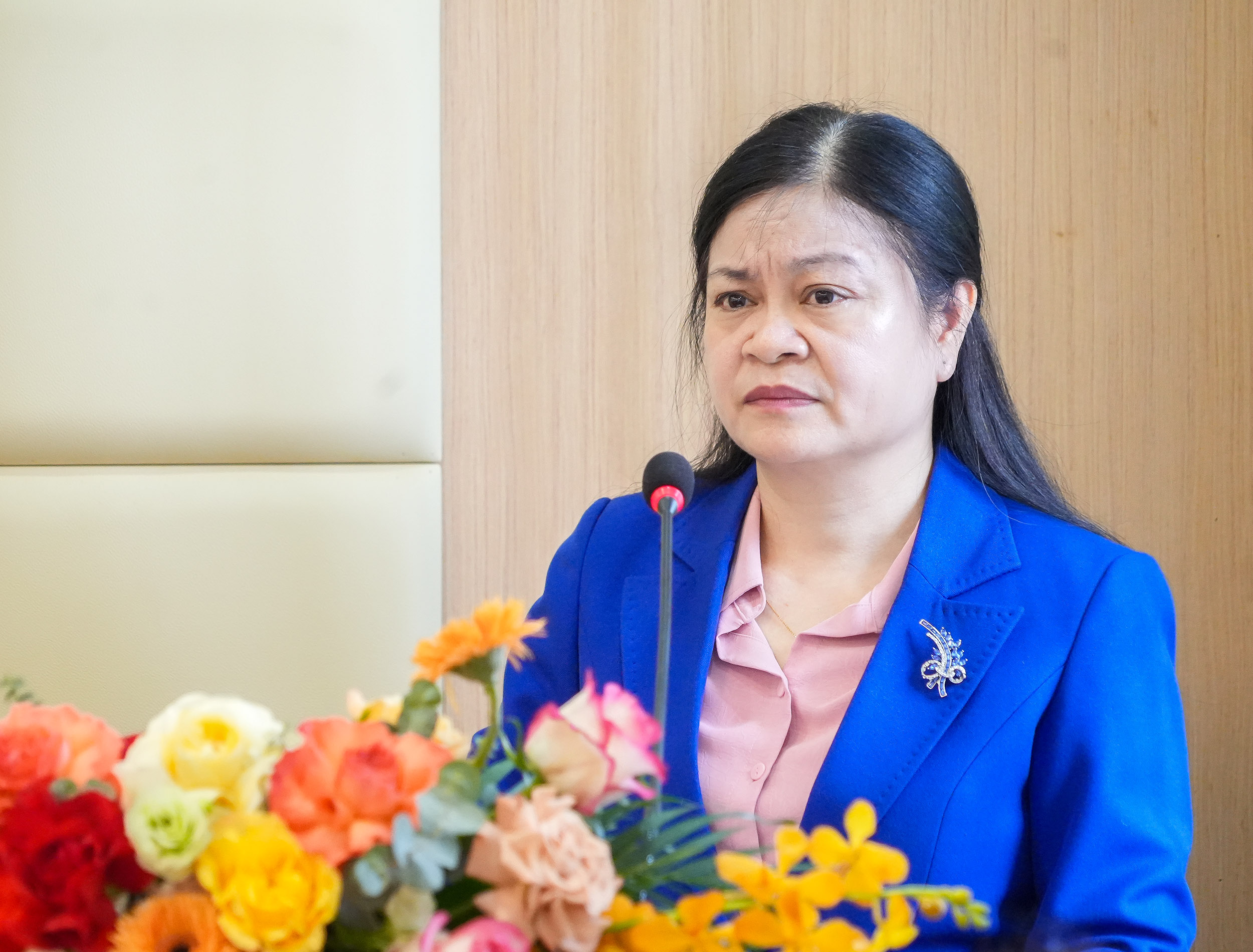 Bà Phạm Thị Thịnh, Trưởng phòng Đăng ký đất đai, Cục Đăng ký và Dữ liệu Thông tin đất đai