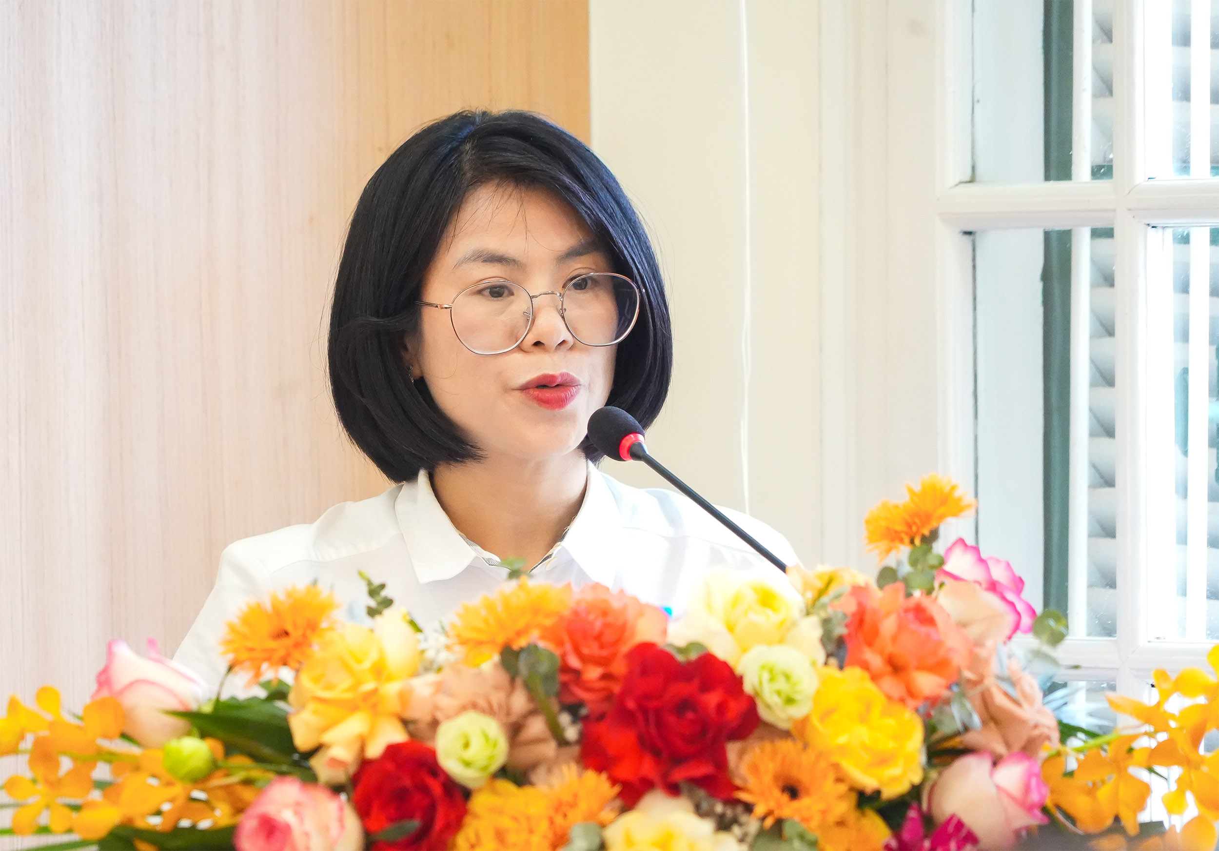 Bà Nguyễn Thị Phương, Phó chủ nhiệm Câu lạc Bộ Pháp chế Ngân hàng