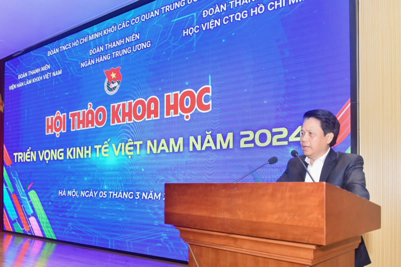 Phó Thống đốc NHNN Phạm Tiến Dũng phát biểu chỉ đạo tại Hội thảo
