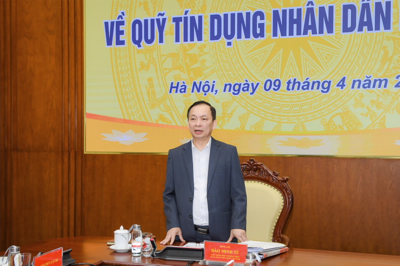 Phó Thống đốc Thường trực NHNN Đào Minh Tú phát biểu chỉ đạo Hội nghị