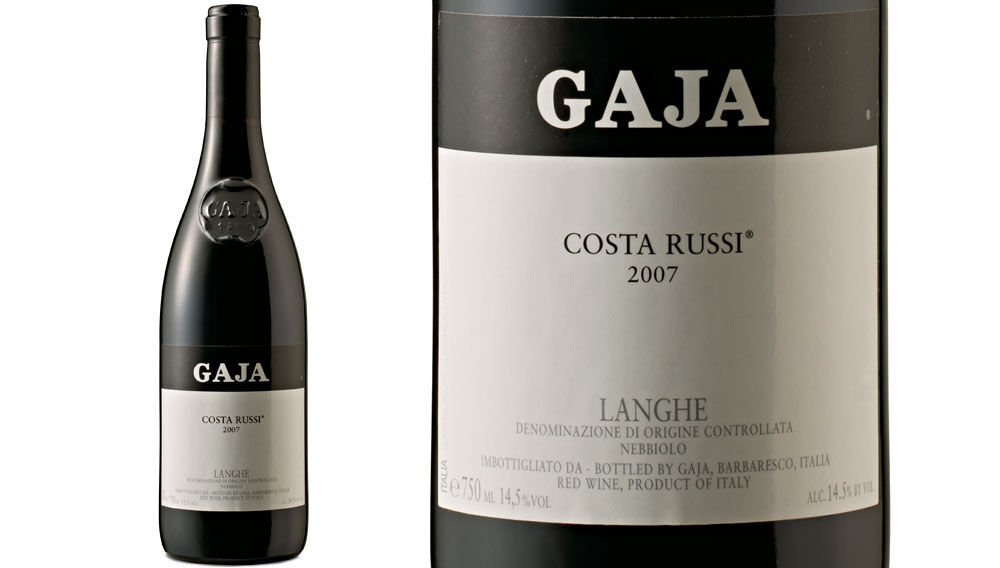 Best of the Best 2011: International Red Wines: Gaja 2007 Costa Russi  Langhe Barbaresco – Robb Report