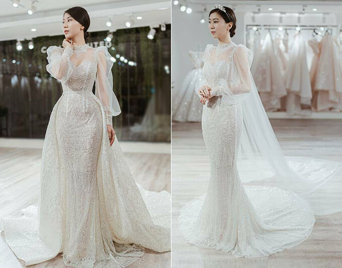 Đám cưới Huyn Bin và Son Ye Jin: Váy cưới cô dâu đắt đỏ đến mức nào?