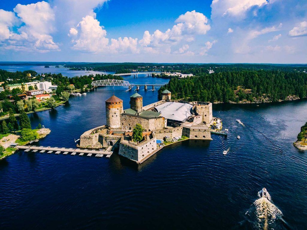 hồ nước nổi tiếng Saimaa của quốc gia Châu Âu Phần Lan