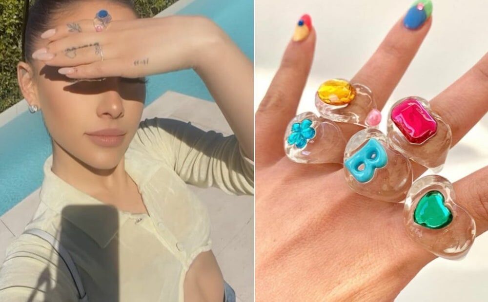 Ariana Grande diện mẫu nhẫn chunky ring của BonbonWhim