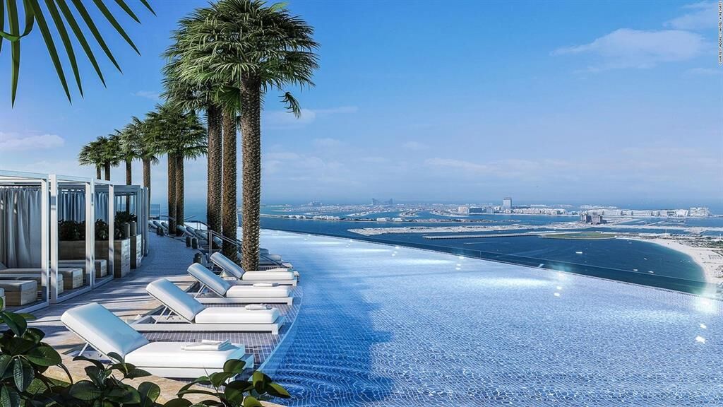 Bể bơi vô cực cao nhất thế giới tại Dubai