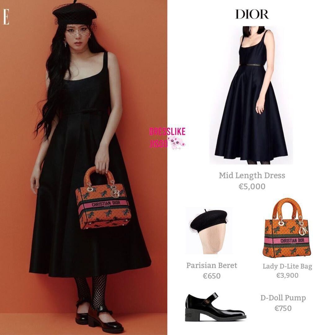 Công chúa Dior” Jisoo (BLACKPINK) trở lại với chiến dịch quảng bá túi Lady  95.22 | ELLE