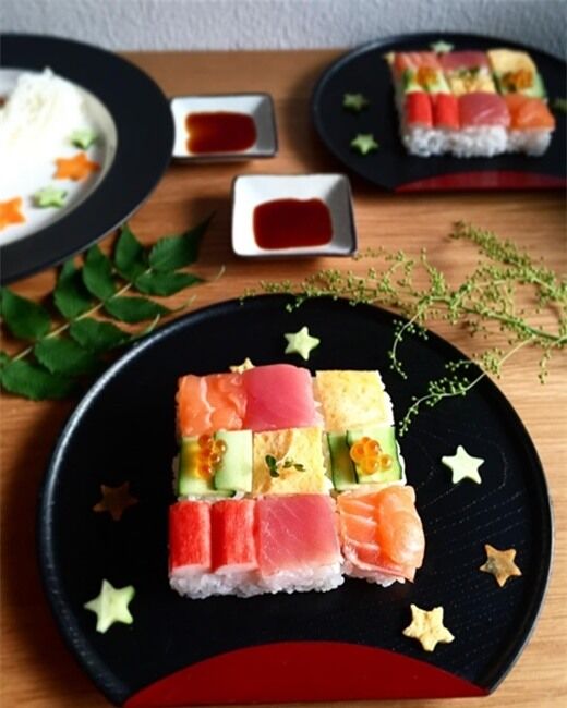 Mosaic sushi - bức tranh tuyệt đẹp của ẩm thực Nhật Bản-9