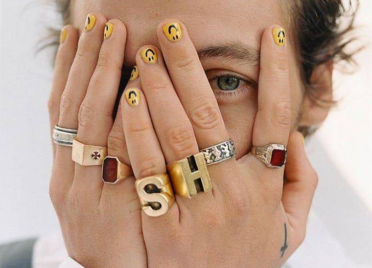 Harry Style nail art