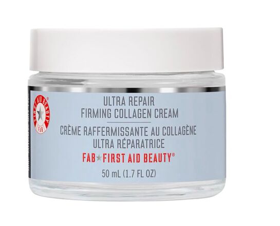 First Aid Beauty Ultra Repair Cream Firming Collagen Cream with Peptides and Niacinamide