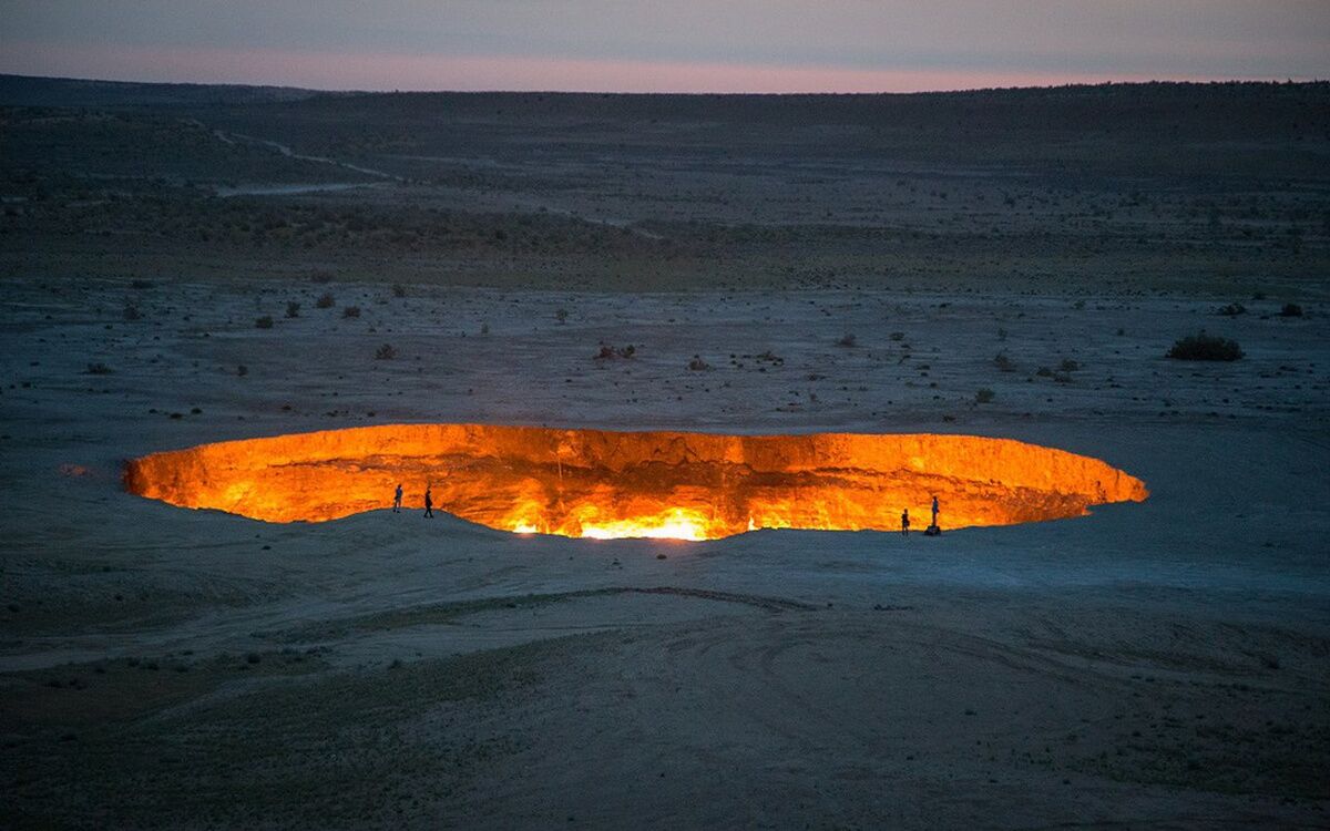 "Cổng địa ngục", Derweze, Turkmenistan