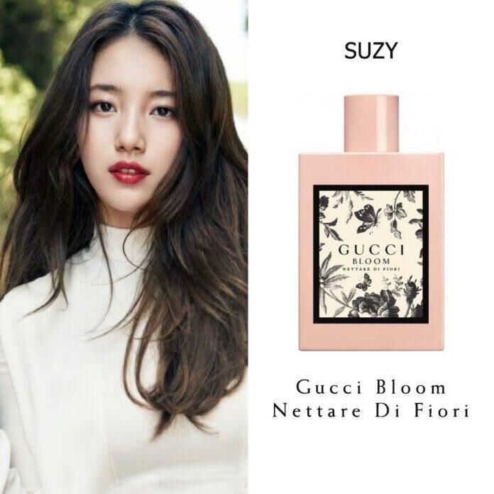 Suzy yêu thích mùi hương gợi cảm của nước hoa Gucci.