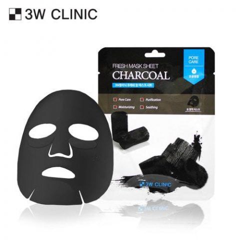 3W Clinic Fresh Charcoal Mask Sheet