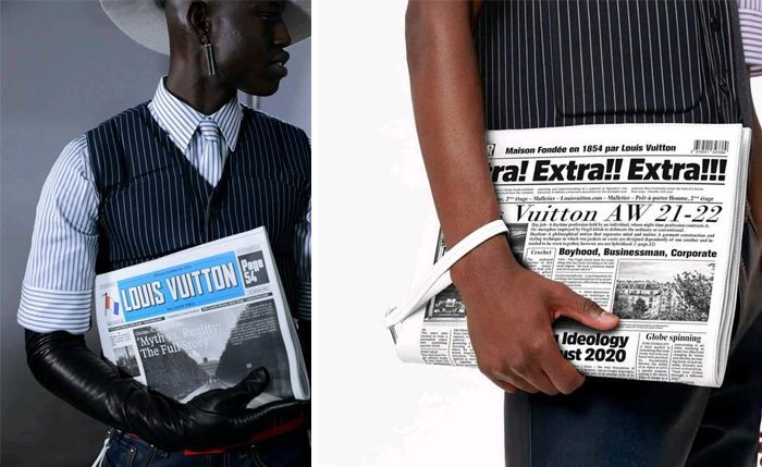 Túi Louis Vuitton hình tờ báo giá gần 50 triệu đồng-2