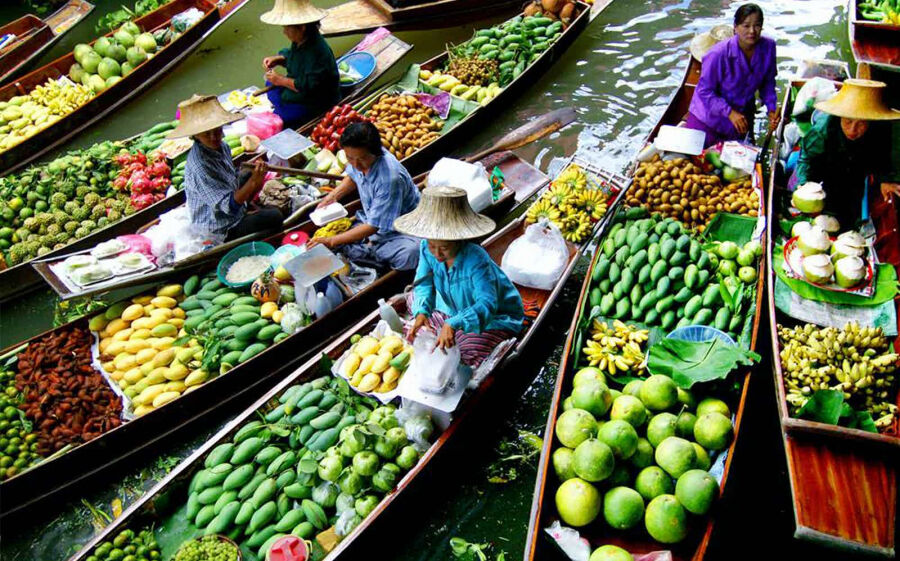 Chợ nổi Damnoen Saduak - Thiên đường mua sắm độc đáo nhất đất Thái-2