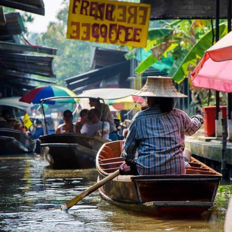 Chợ nổi Damnoen Saduak - Thiên đường mua sắm độc đáo nhất đất Thái-4