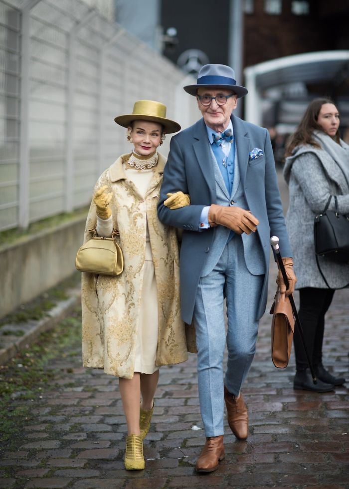 3 cặp đôi fashionista cao tuổi gây sốt làng mốt thế giới-5