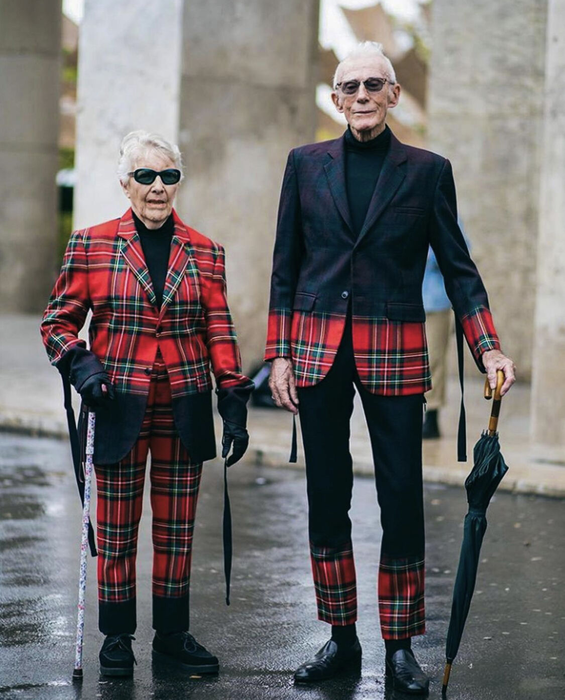 3 cặp đôi fashionista cao tuổi gây sốt làng mốt thế giới-8