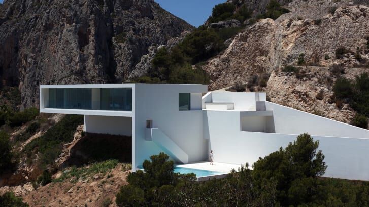 House on the Cliff Calpe, Alicante, Spain