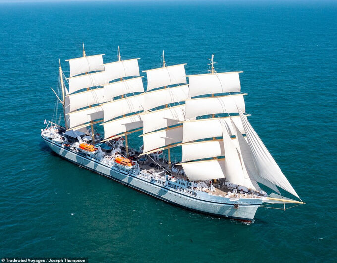 Du lịch trên thuyền buồm lớn nhất thế giới Golden Horizon - 1