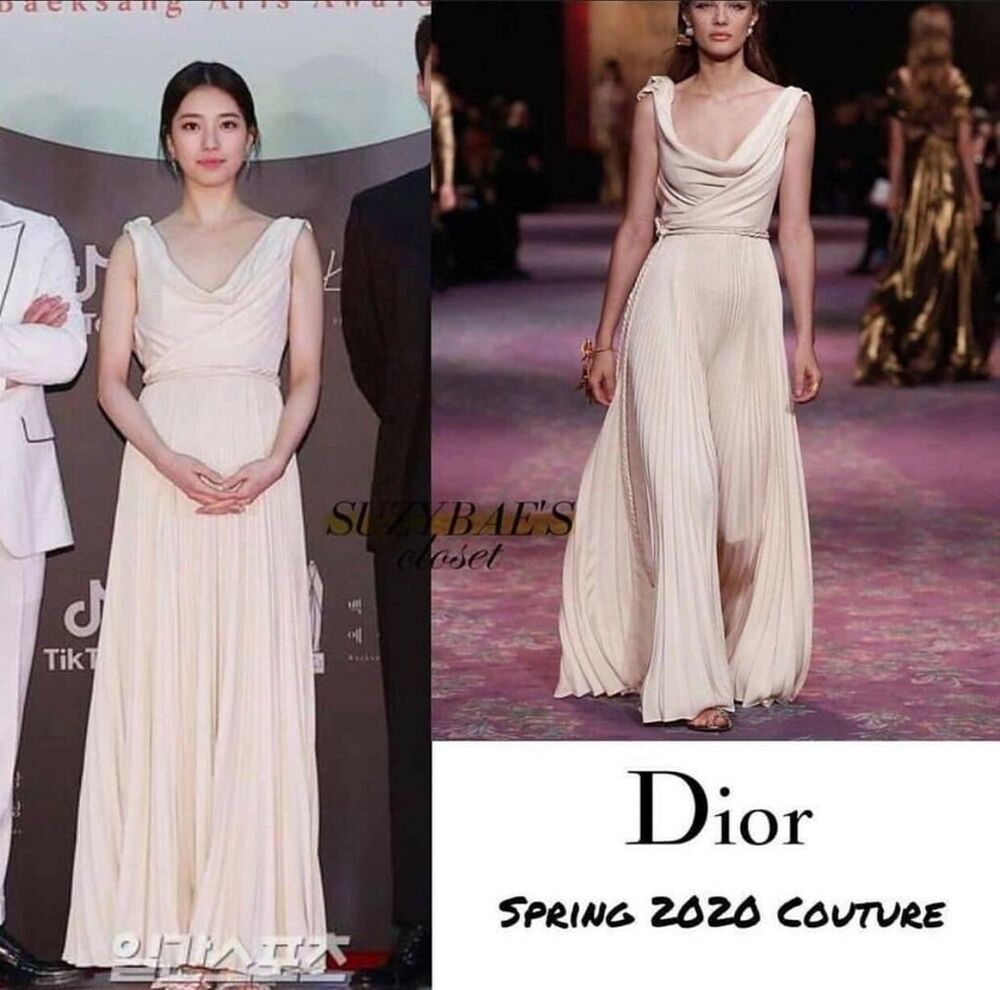 Suzy khoe diện mạo xinh đẹp khi diện quà tặng từ Dior - Mùa đông đến rồi-6