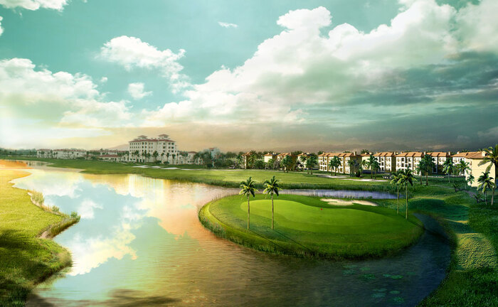 Tiền thân sân golf Sono Belle Hai Phong chính là sân golf Sông Giá vô cùng nổi tiếng. Ảnh: Golf News