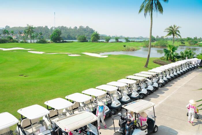 Sân golf Sono Belle Hai Phong luôn hấp dẫn rất đông du khách đển từ khu vực phía Bắc. Ảnh: Golfasian Vietnam