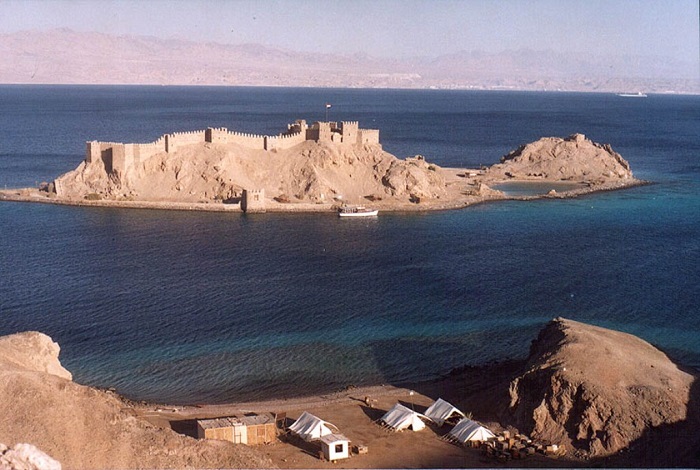 Đảo Pharaoh ở Ai Cập là một trong những hòn đảo nổi tiếng Trung Đông. Ảnh: from-egypt-with-love