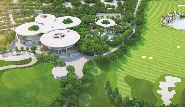 Harmonie Golf Park Bình Dương được thiết kế theo phong cách sang trọng hiện đại. Ảnh: sangolf