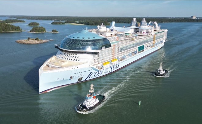 Siêu du thuyền lớn nhất thế  Icon of the Seas giới sẵn sàng hoạt động