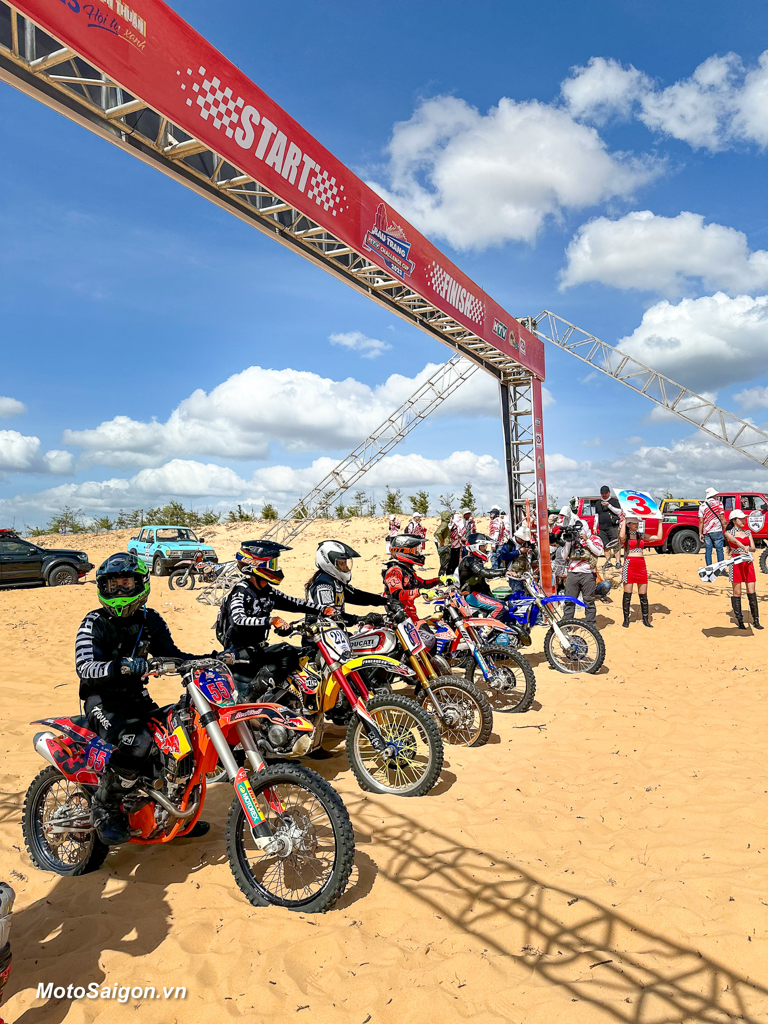 Chất chơi Ducati Scrambler độ Dirt Track tranh tài tại HTV Challenge 2023