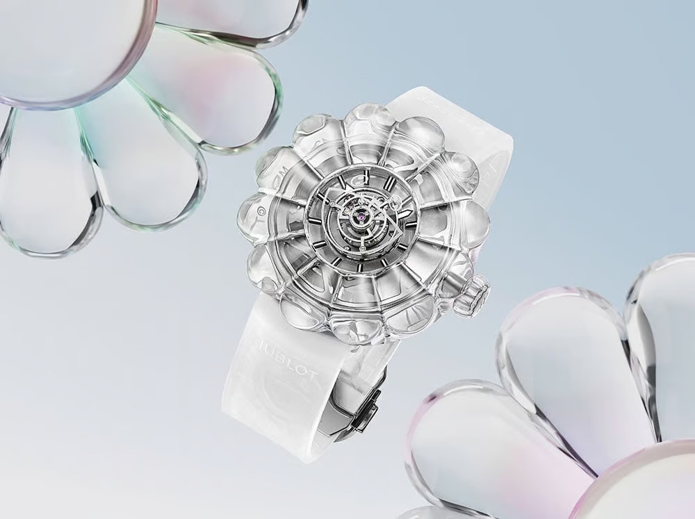 Các thiết kế đồng hồ phức tạp nhất 2023: Đồng hồ bông hoa, không có mặt số