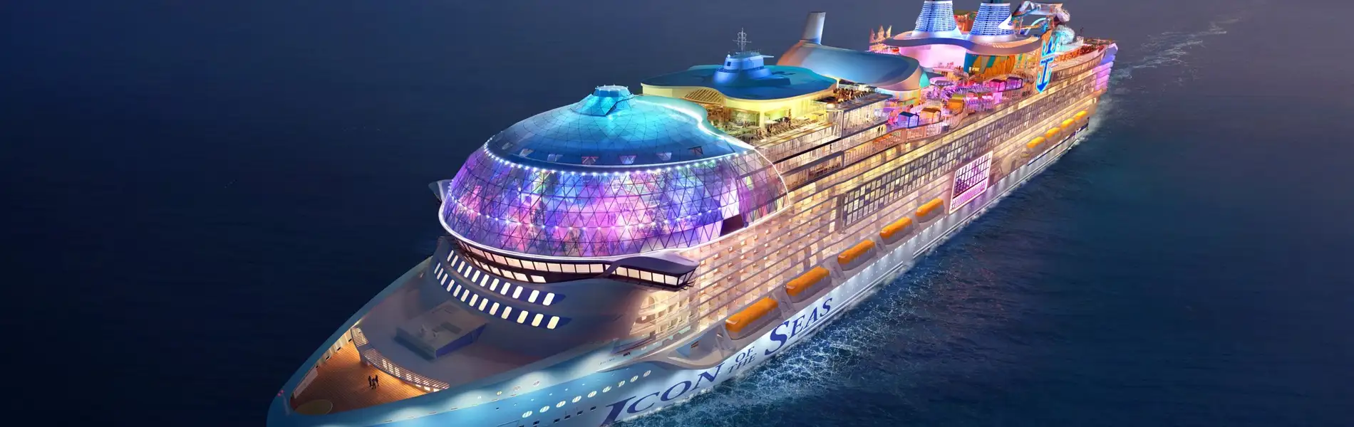 Hoàn thiện siêu du thuyền Icon of the Seas lớn nhất thế giới