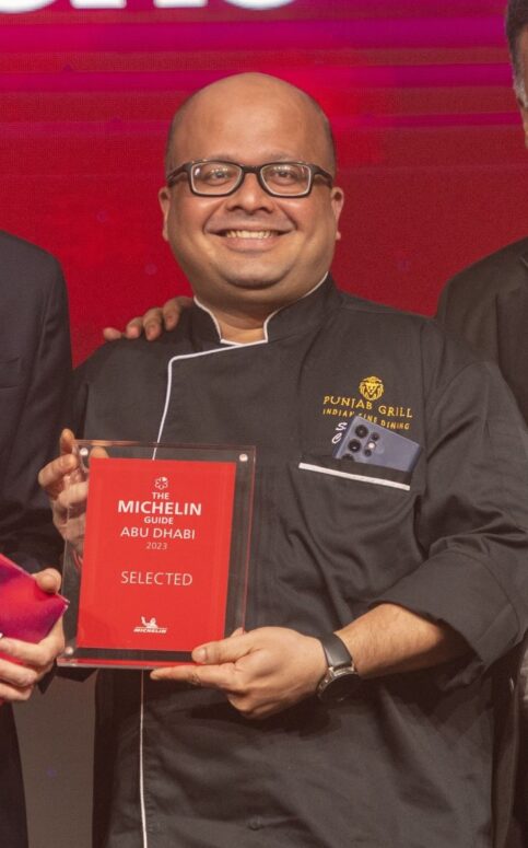 Đầu bếp Sandeep Ail từ Nhà hàng Punjab Grill, Abu Dhabi, Danh sách Michelin-Selected