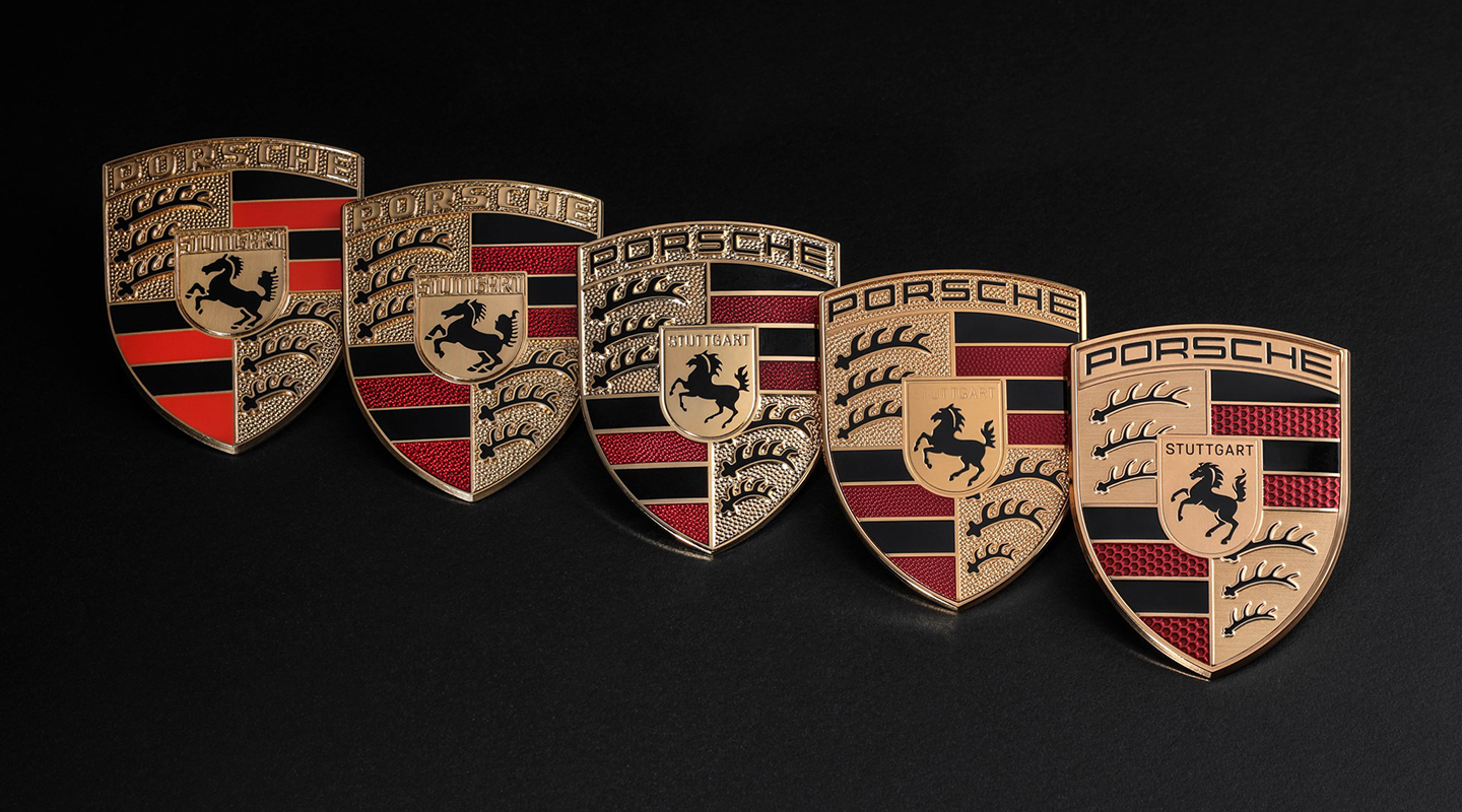 logo mới của Porsche