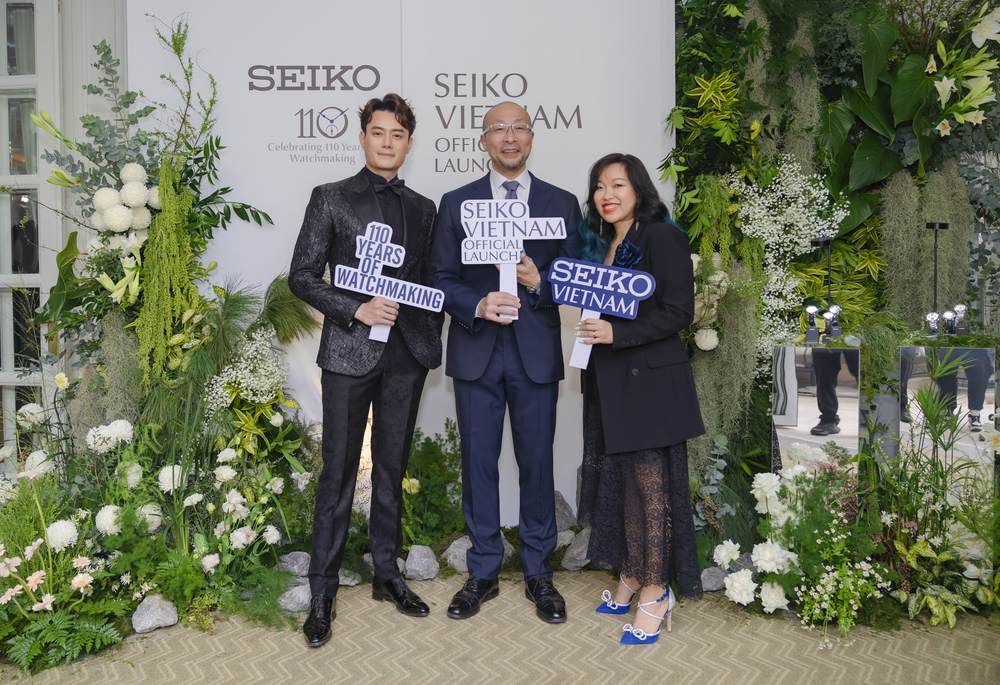 Seiko Việt Nam chính thức ra mắt, đánh dấu kỷ niệm 110 năm lịch sử chế tác đồng hồ