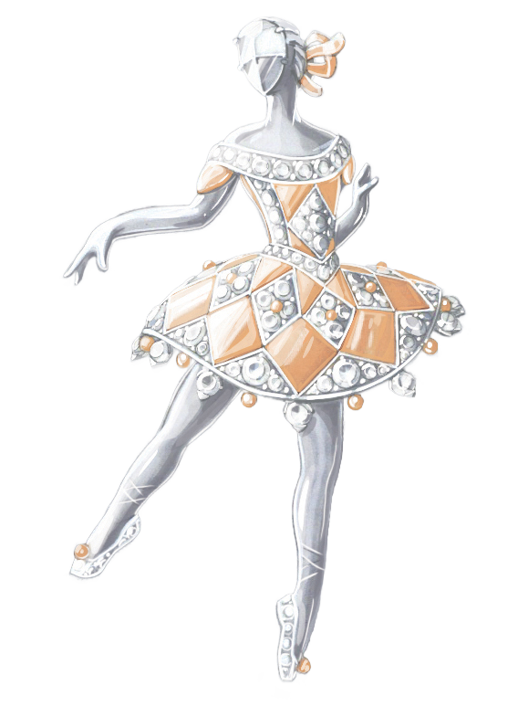 Vũ điệu ballet trên trang sức Van Cleef & Arpels