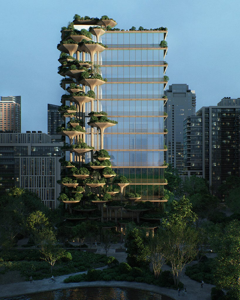 Tòa tháp đa chức năng Urupê - thiết kế sinh học ứng phó với đô thị hóa và biến đổi khí hậu