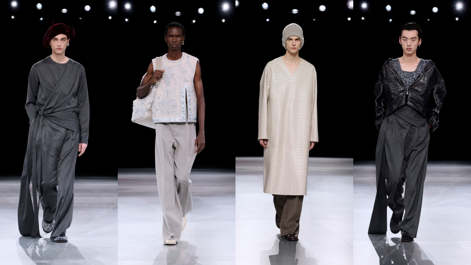 Dior Menswear Thu Đông 2024: Ngôn ngữ thiết kế từ Balletcore