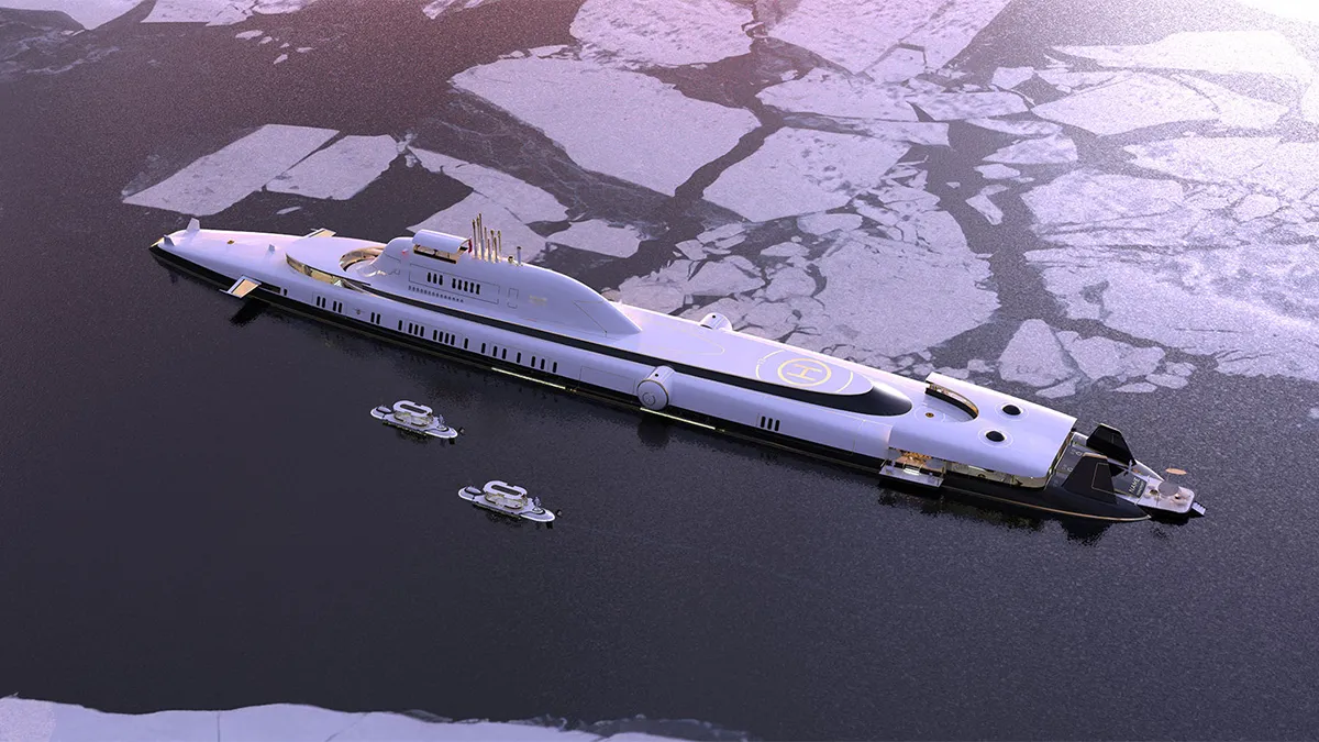 “Độc lạ” ý tưởng về mẫu “siêu du thuyền ngầm” đầu tiên trên thế giới của nhà Migaloo