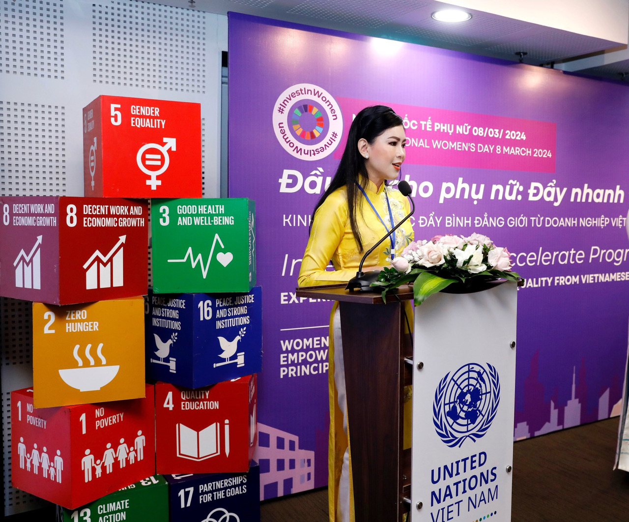 CEO IPPG phát biểu tại diễn đàn của UN Women nhân ngày Quốc tế Phụ nữ