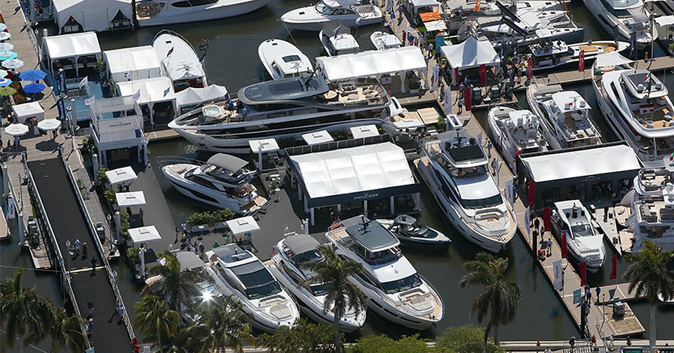 Ngắm dàn siêu thuyền hùng hậu tại triển lãm Palm Beach 2024