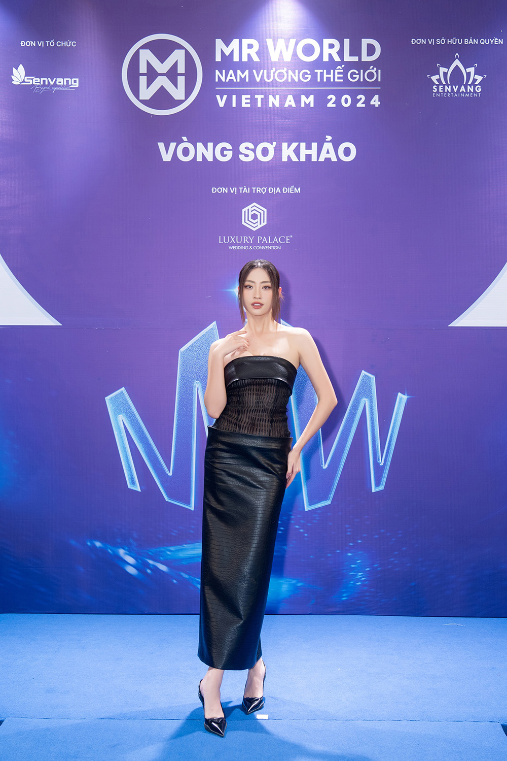 Dàn hậu đến vòng sơ khảo Mr World Vietnam 2024 ủng hộ các thí sinh