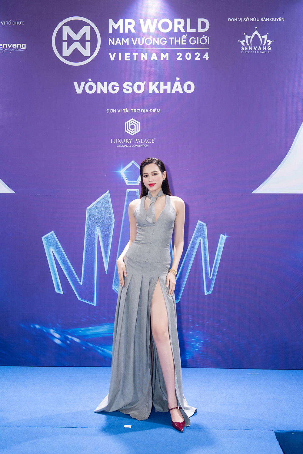 Lương Thùy Linh, Hoàng Phương, Đỗ Hà đến vòng sơ khảo Mr World Vietnam ủng hộ các thí sinh