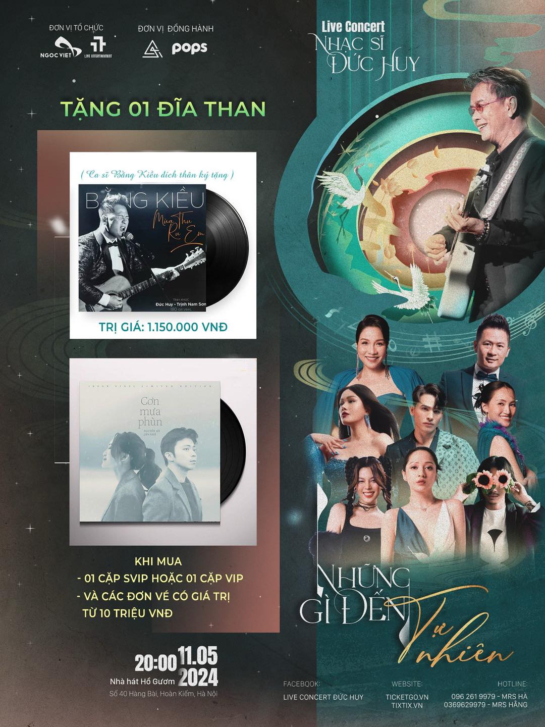 Bảo Anh hé lộ nhiều bí mật trong Liveconcert của nhạc sĩ Đức Huy